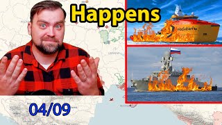 Update from Ukraine | Two ruzzian ships burned down (GUR) | Ukraine stopped Ruzzians in Terny