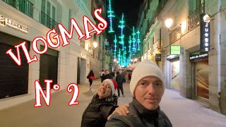 VLOGMAS DIA 2 🎄🎅🎁 NAVILUZ! El BUS turístico Navideño de MADRID  4K