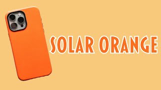 Andar's NEW  Solar Orange Aspen Case | iPhone 15 Pro Max