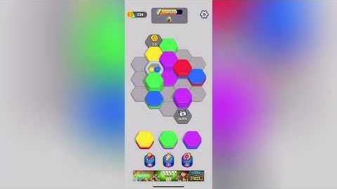 Hexa Sort Level 184 Solution Walkthrough 