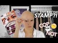 BROW STAMPS?! Test + Reaction | Alopecia.Gal