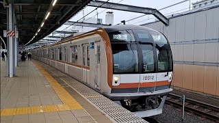 東京メトロ有楽町線10000系10112F各駅停車石神井公園行き富士見台駅発車(2023/5/29)