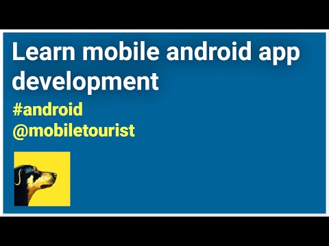 Create your first android app