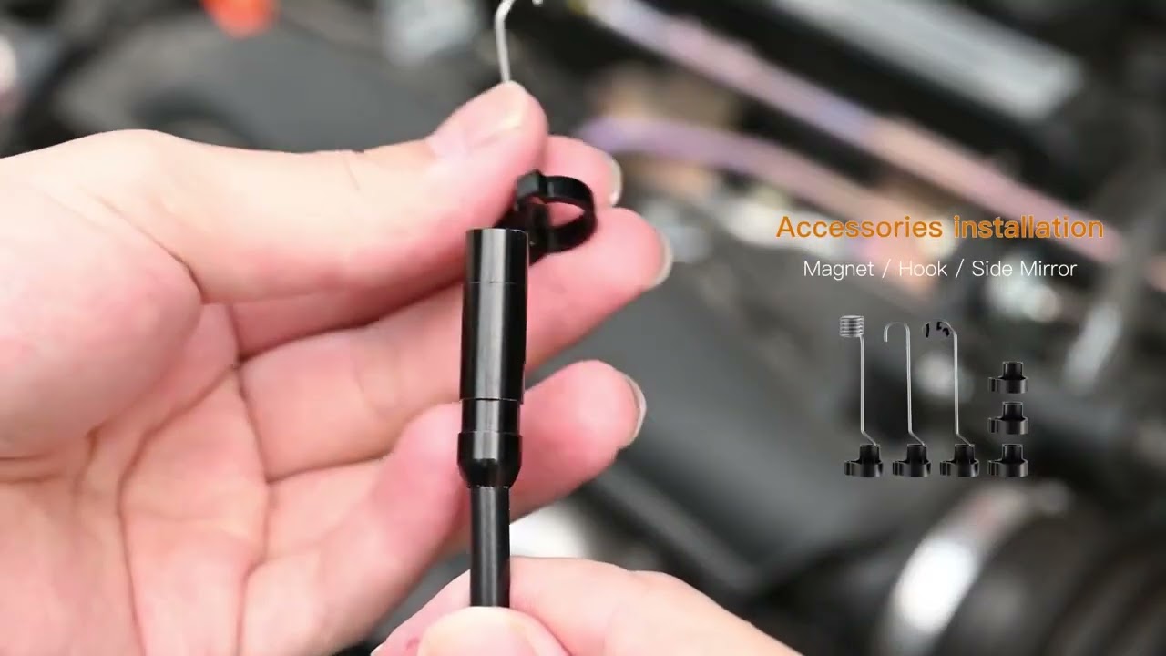 Industrial Endoscope Camera 8mm HD1080P 4.3inch IPS Screen 1080P