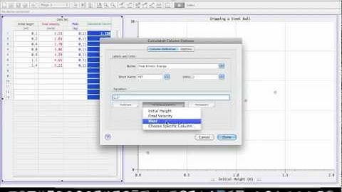How to Add Columns and Data Sets in Logger Pro
