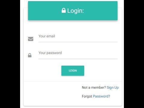 Cascaded login form in javaFX - YouTube