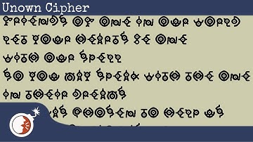 KTaNE - How to - Unown Cipher
