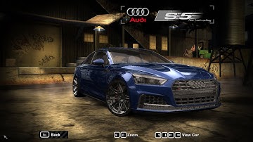 nfs most wanted  - 2017 Audi S5 B9 Mod Gameplay