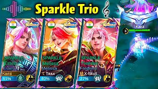 SPARKLE TRIO GAMEPLAY🎵🔥ESTES, MELISSA FREDRINN🎧