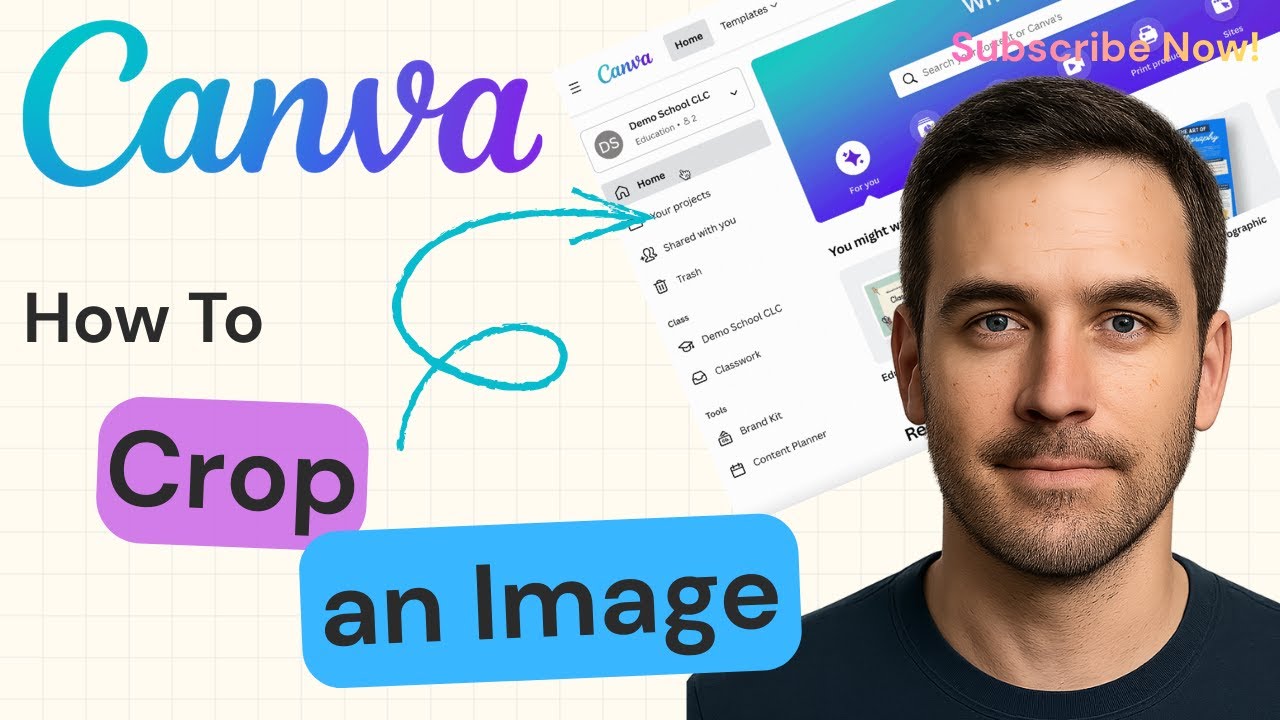 How to Crop in Canva | Canva Tutorial 2025 - YouTube