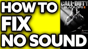 How To FIX Call Of Duty Black Ops 2 no Sound (2025)