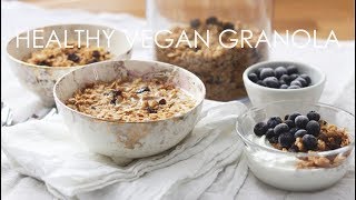 Healthy Homemade Vegan Granola | Cheap & Easy