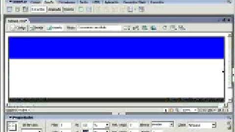 dreamweaver  creacion de un sitio web con videotutoriales.es tablas 3