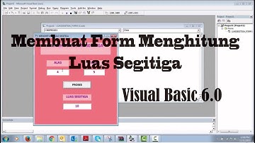 From Menghitung Luas Segitiga || Visual basic 6.0