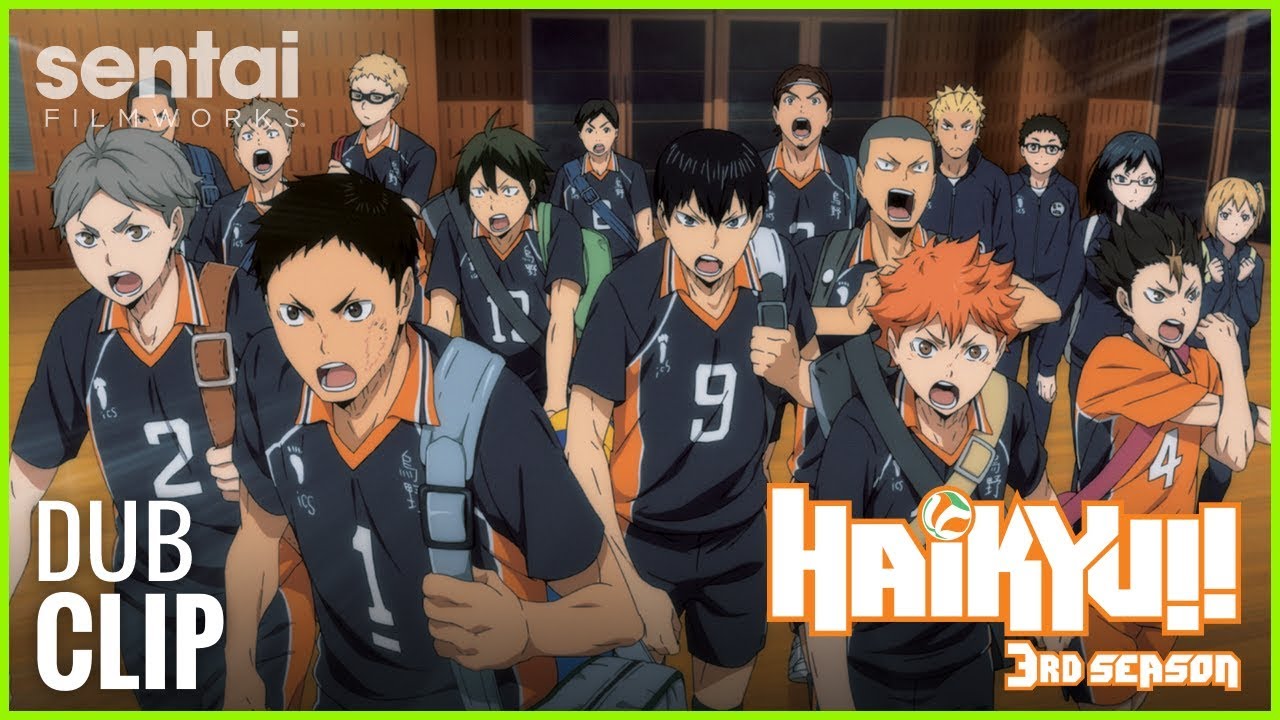 Haikyu Season 3 Official Dub Clip 2 Youtube The max number of episodes for one match was probably around. haikyu season 3 official dub clip 2