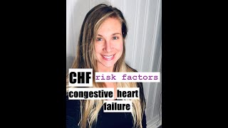 CHF | Congestive Heart Failure | Causes and Risk Factors | Registered Dietitian/ Nutrition Expert