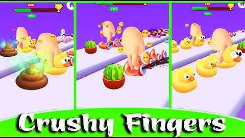 Crushy Fingers 👸❤️ 🍋#Gameplay​ #Mobilegame All Levels Gameplay (iOS & Android) , TapOK Gaming