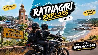 Ratnagiri Road Trip on Himalayan 450 🌧️ | Aare Ware, Beach & Monsoon Madness | Part 1