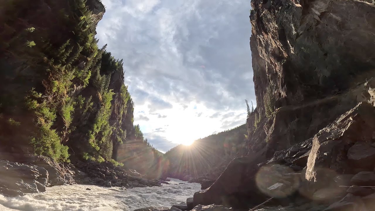 First lap down The Grand Canyon of The Stikine in the Waka Kayaks OG