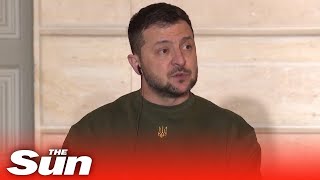 Zelensky calls for France and Germany to be 'game changers' and supply jets