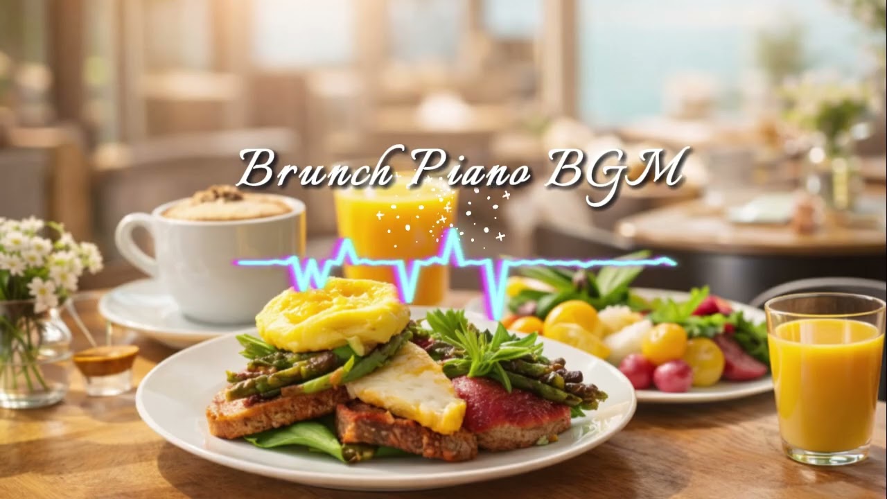 여유로운 브런치 타임 ☕🥐 잔잔한 피아노 연주 모음 | 카페 BGM | No Vocal