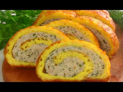 Невозможно Вкусно и Просто! Праздничный Рулет с фаршем