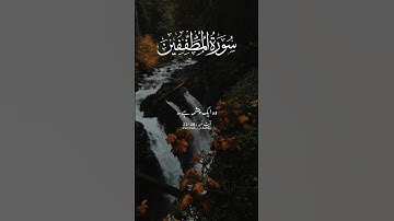 سورة المطففين❤️Ayat :22-28 Best Islamic Status Video YouTube Quran Translation Urdu Sarmad___Chattha