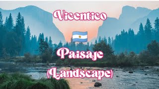 Vicentico - Paisaje English lyrics