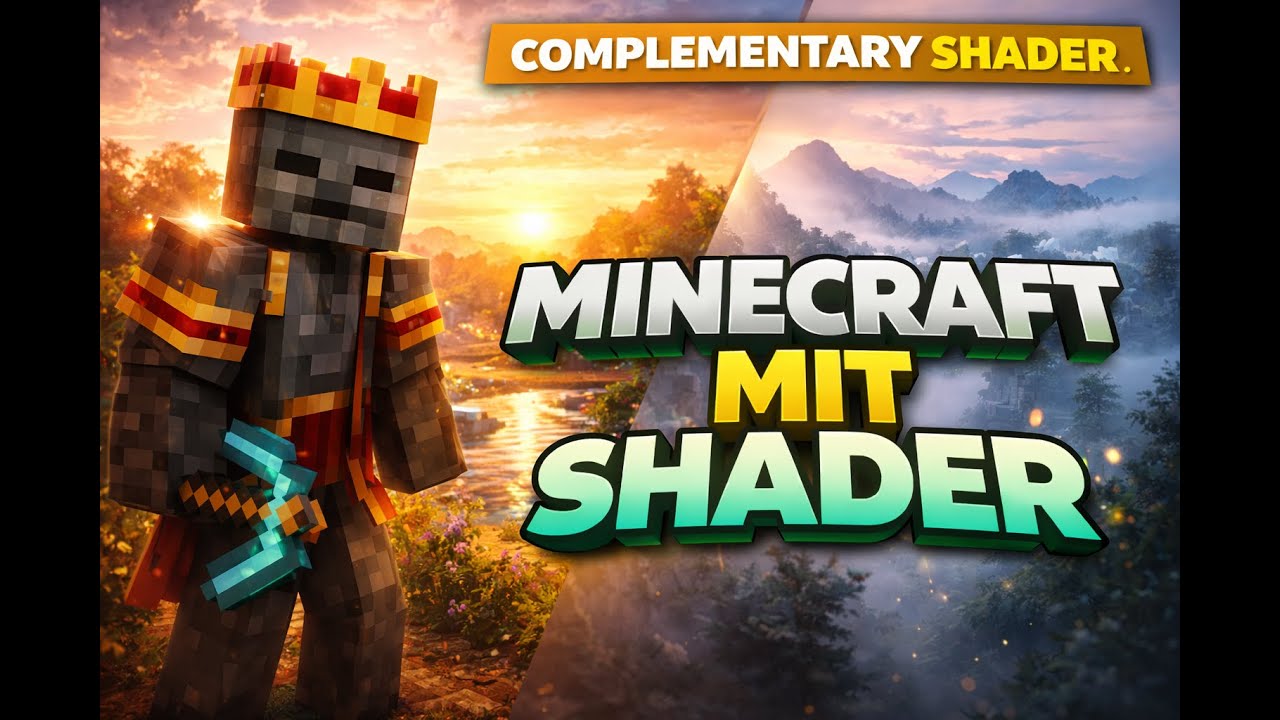Ich erkunde Minecraft mit Shadern – Pure Atmosphäre - Complementary Unbound Shader #3