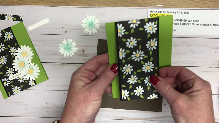 Inspired Daisies Welcome Card Using Flower & Field...