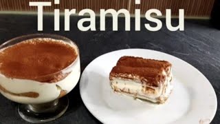 tiramisu تيراميسو تحلية روعة بدون طهي  جربوها في شهر رمضان الفضيل 