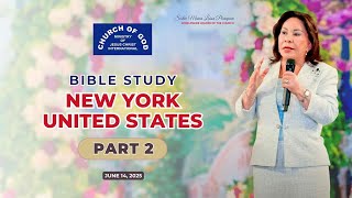 Bible Study: Part 2 - New York, United States (June 14, 2025) #CGMJCI #IDMJI