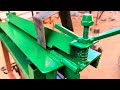 كيفية صنع آلة يدوية ثني الصفائح معدنية / Learn how to make a manual sheet metal bending machine
