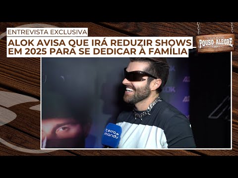 Alok em Pouso Alegre: DJ avisa que vai reduzir shows em 2025 para se dedicar à família