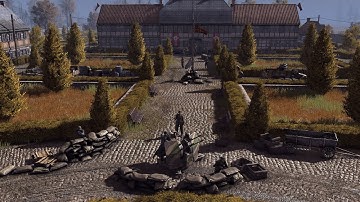 SOLDIERS GUARDING GERMAN HEADQUARTERS CALL TO ARMS   GATES OF HELL OSTFRONT