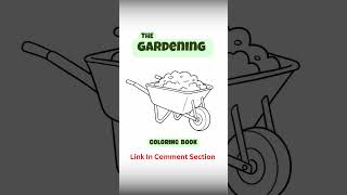 The Gardening Coloring Book 50 Easy And Cute Gardening Scenes