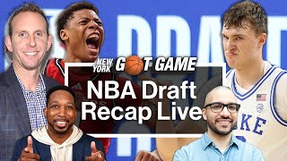 Nba Draft Recap Live Ny Got Game