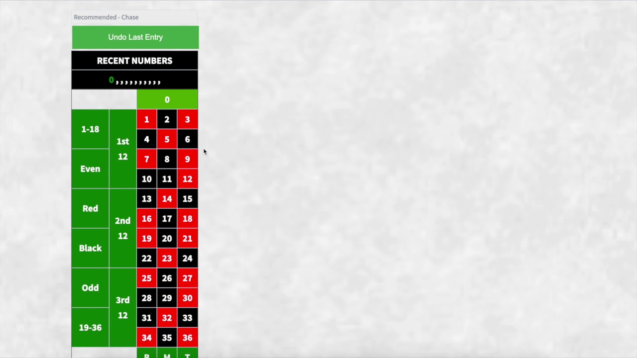 Roulette Calculators ± Calculator Settings YouTube