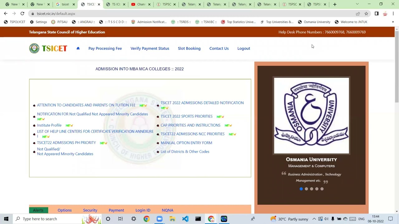 TS Icet counselling Process|How to attend TS Icet counselling process||