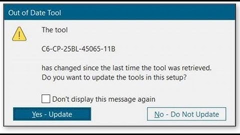Automatic Update from Library Tools in NX CAM