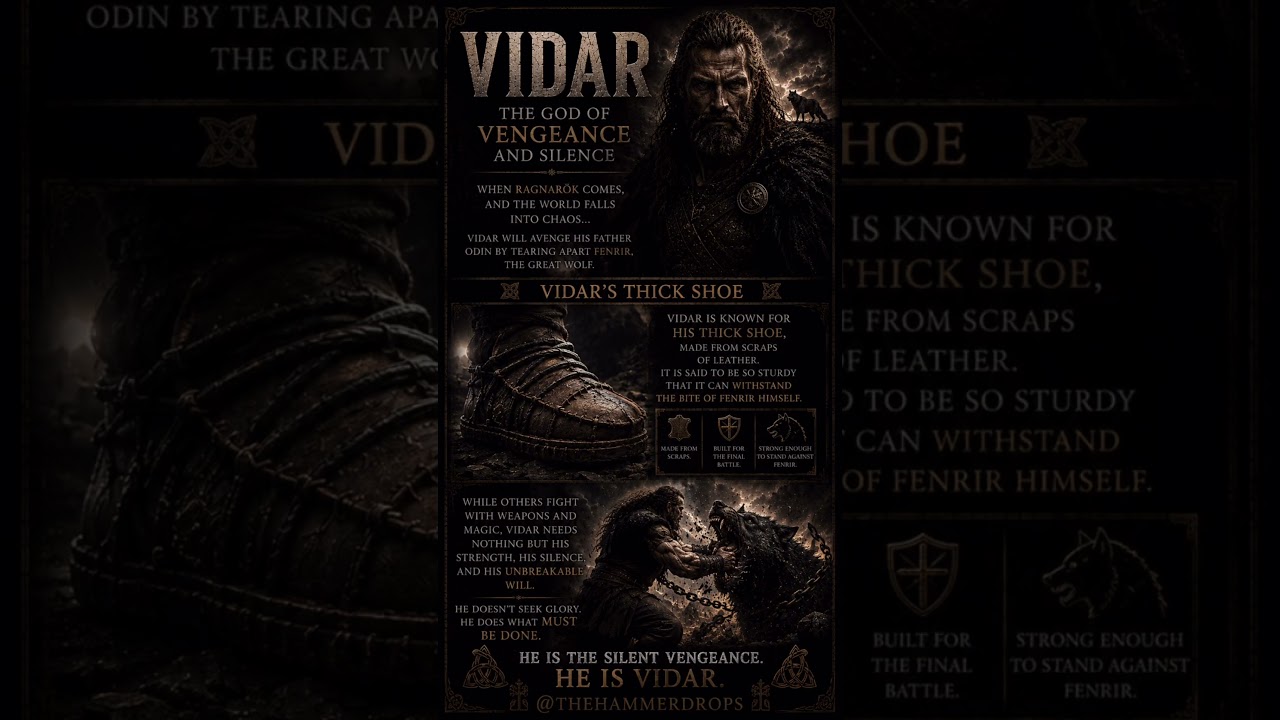 Vidar - the god of Vengeance