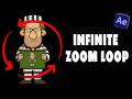 Seamless Infinite Zoom Loop in After Effects | No Plugins| Beginner to Pro