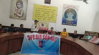 Hiroshima Nagasaki atom bomb disaster awareness at Veer Haqiqat Rai school by KakaRam Verma