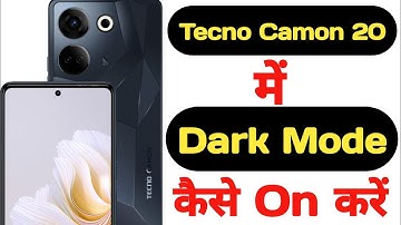How to enable dark mode in Tecno camon 20 || Tecno camon 20 me dark mode kaise on kare ||