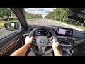 2022 BMW M5 CS POV Test Drive (3D Audio)(ASMR)