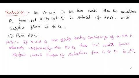 Relations & Functions -01, IIT JEE main, NDA, 11th, 12th, Om Prakash Kumar( O.P. Sir)!