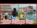 Rome Italy (Driving From Rome To Cinque Terre)🚙 Day 1 Vlog.