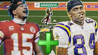 Randy Moss + Patrick Mahomes is the biggest glitch known to man...