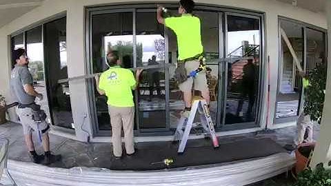WINDOW FRAME INSTALLATION TIME LAPSE