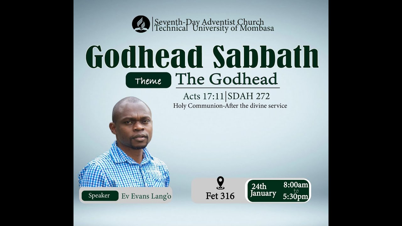 GODHEAD SABBATH || BY EV. EVANS LANG`O